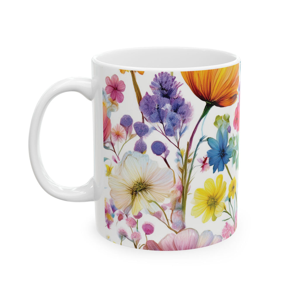 Ceramic Mug – Colorful Wildflowers