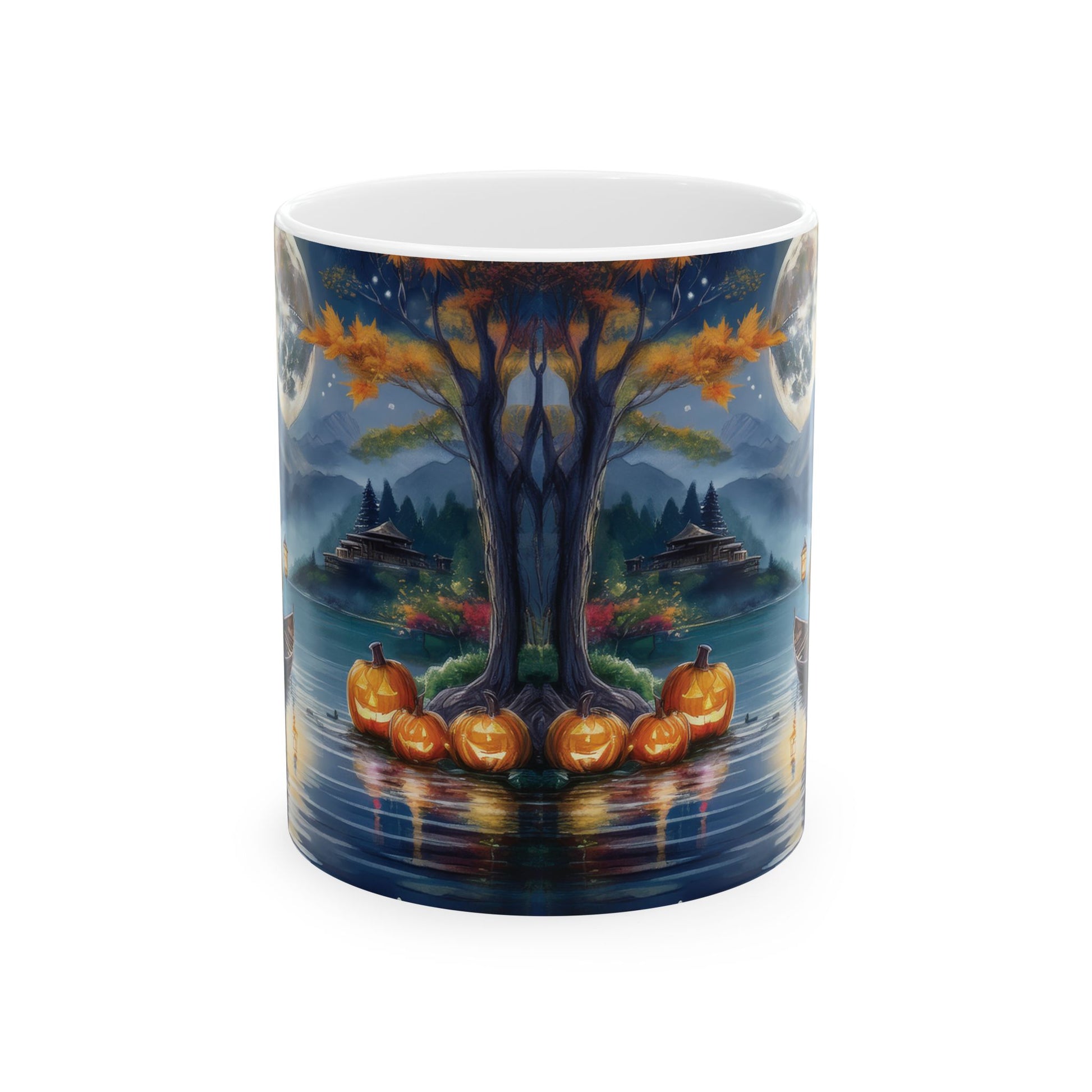 Ceramic Mug – Como Lake Fall Night