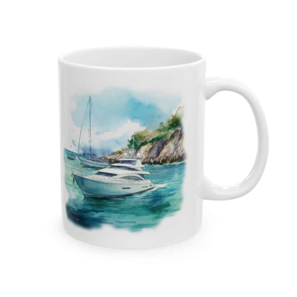 Ceramic Mug – Yacht by the Coast