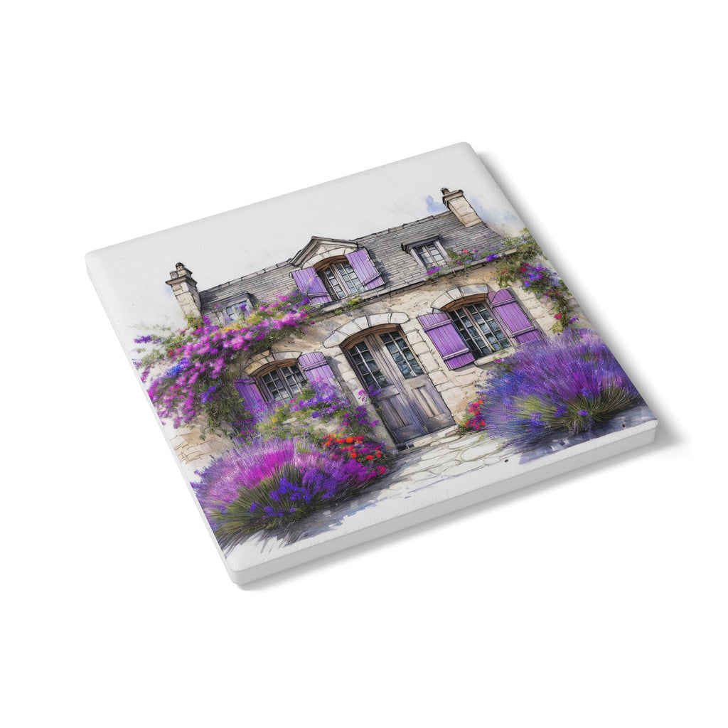 Ceramic Coaster – French Stone Cottage
