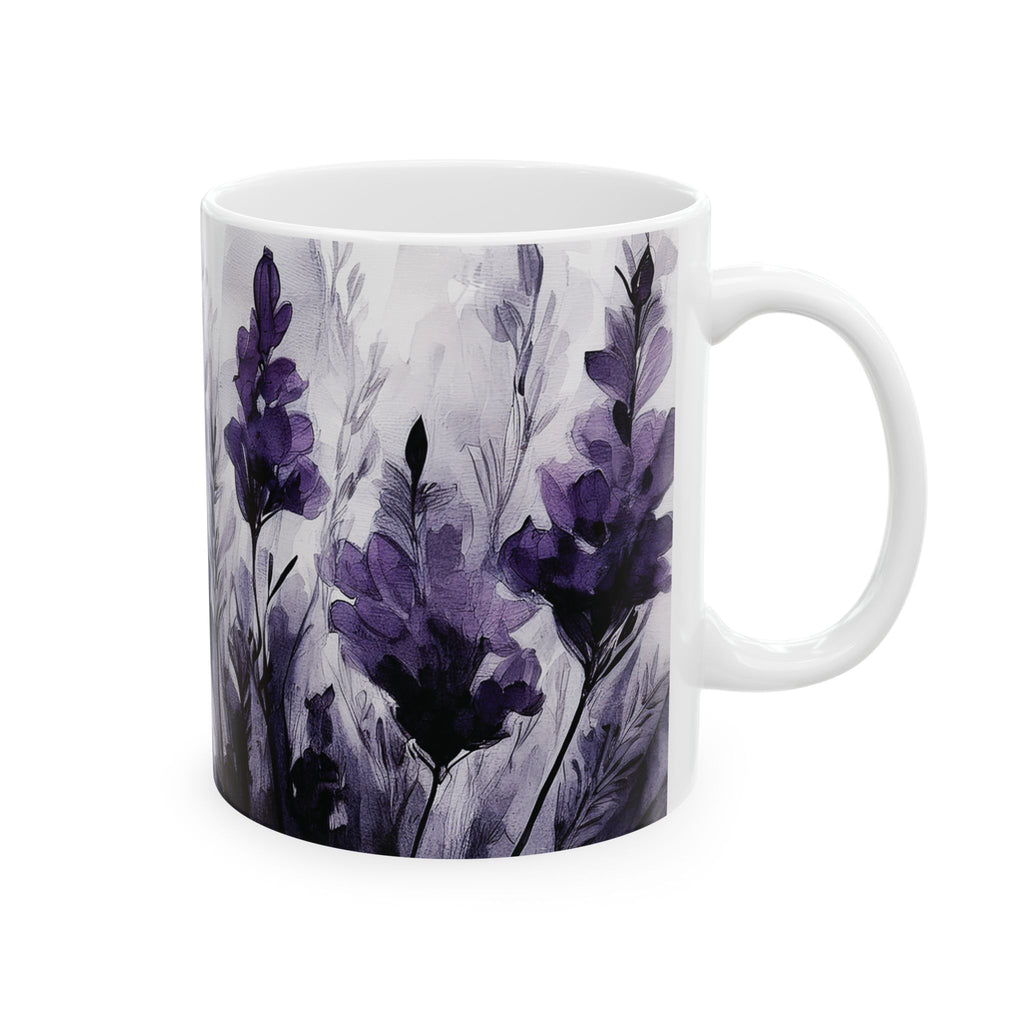 Ceramic Mug – Lavender Blooms