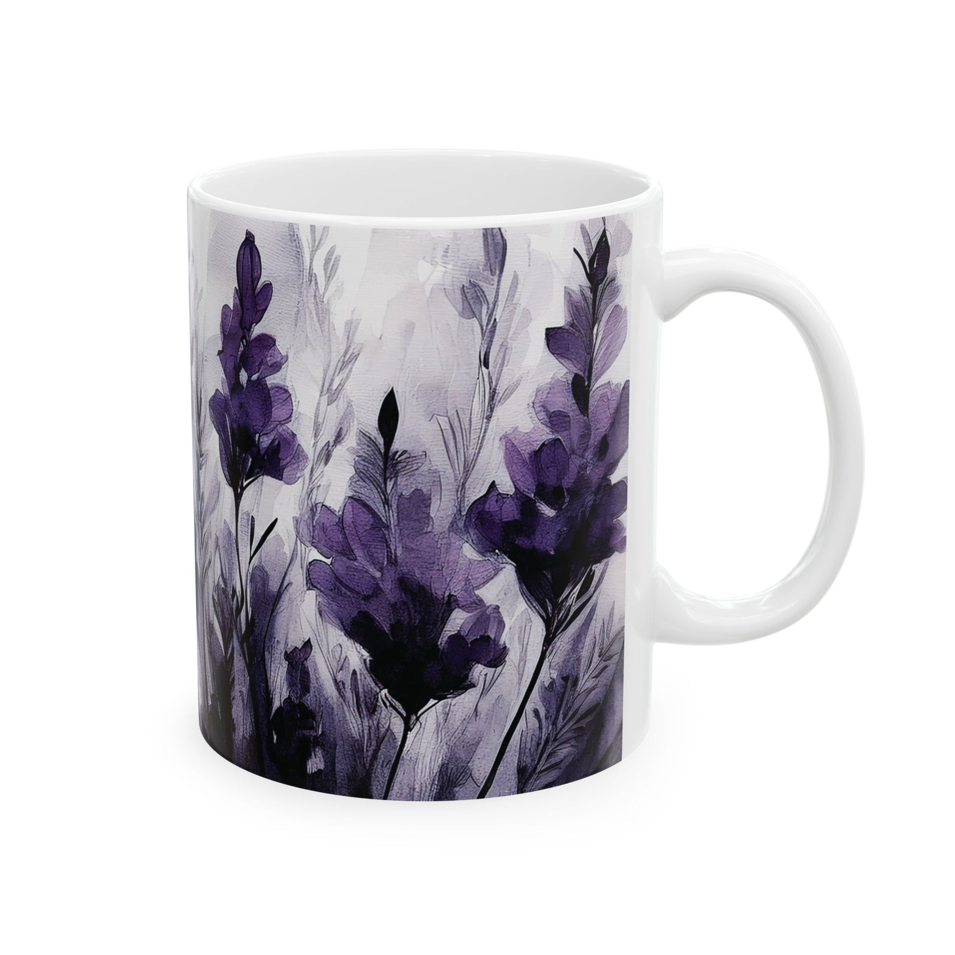 Ceramic Mug – Lavender Blooms