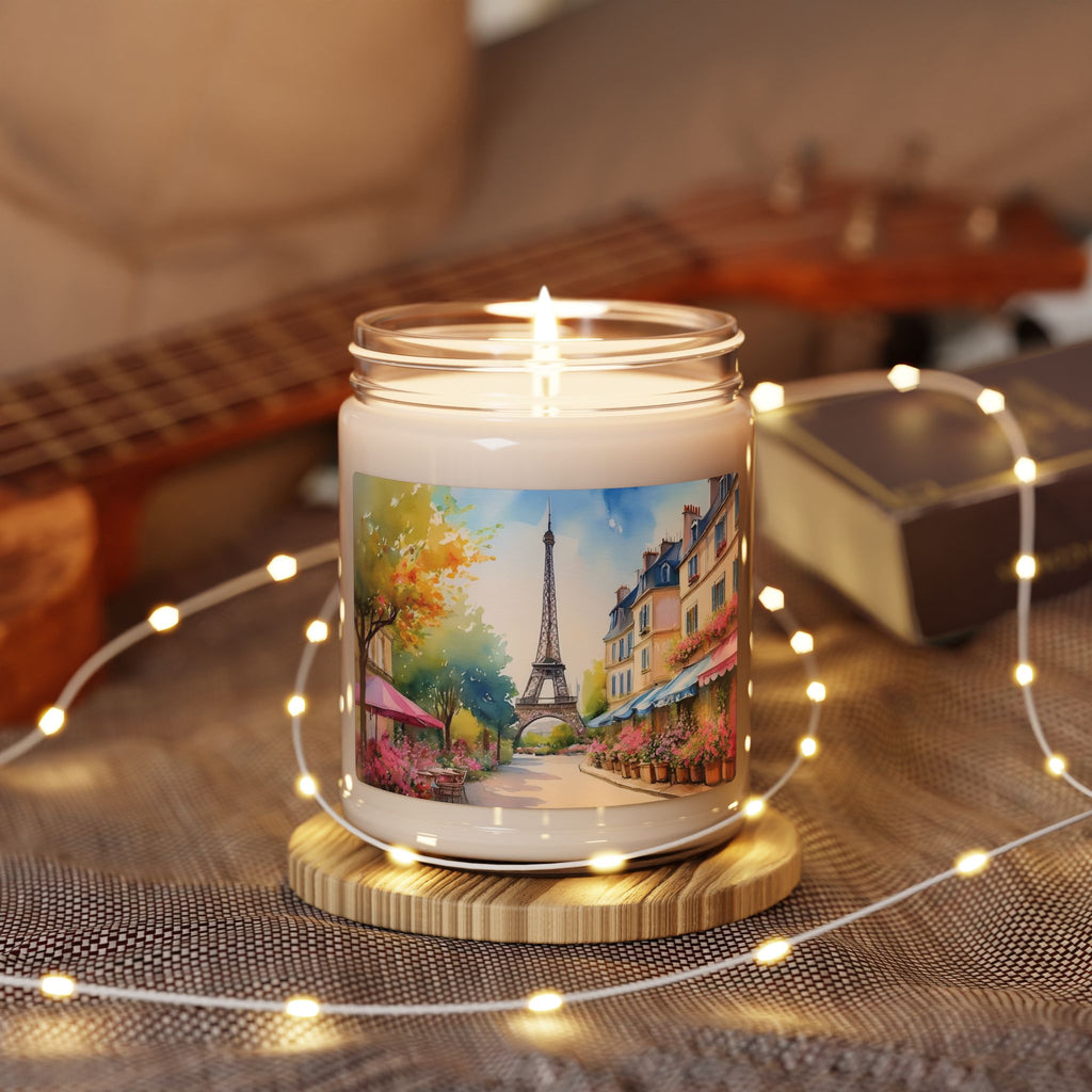 Scented Soy Candle - Eiffel Tower & Cafes