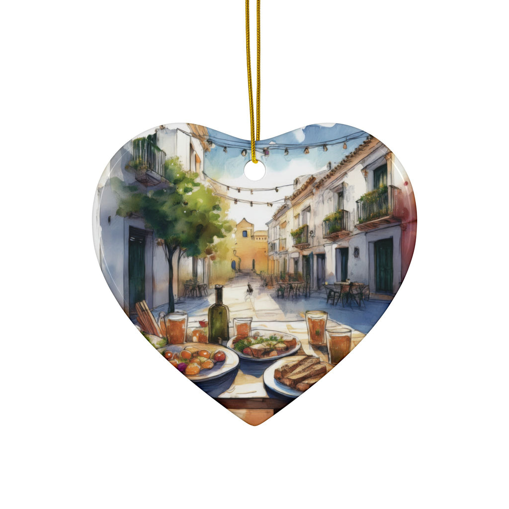 Ceramic Ornament – Mediterranean Street
