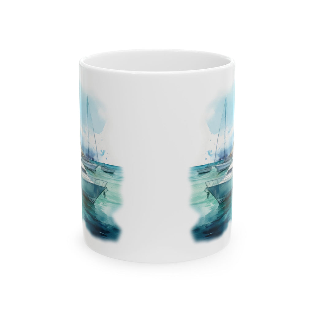 Ceramic Mug – Yacht by the Coast