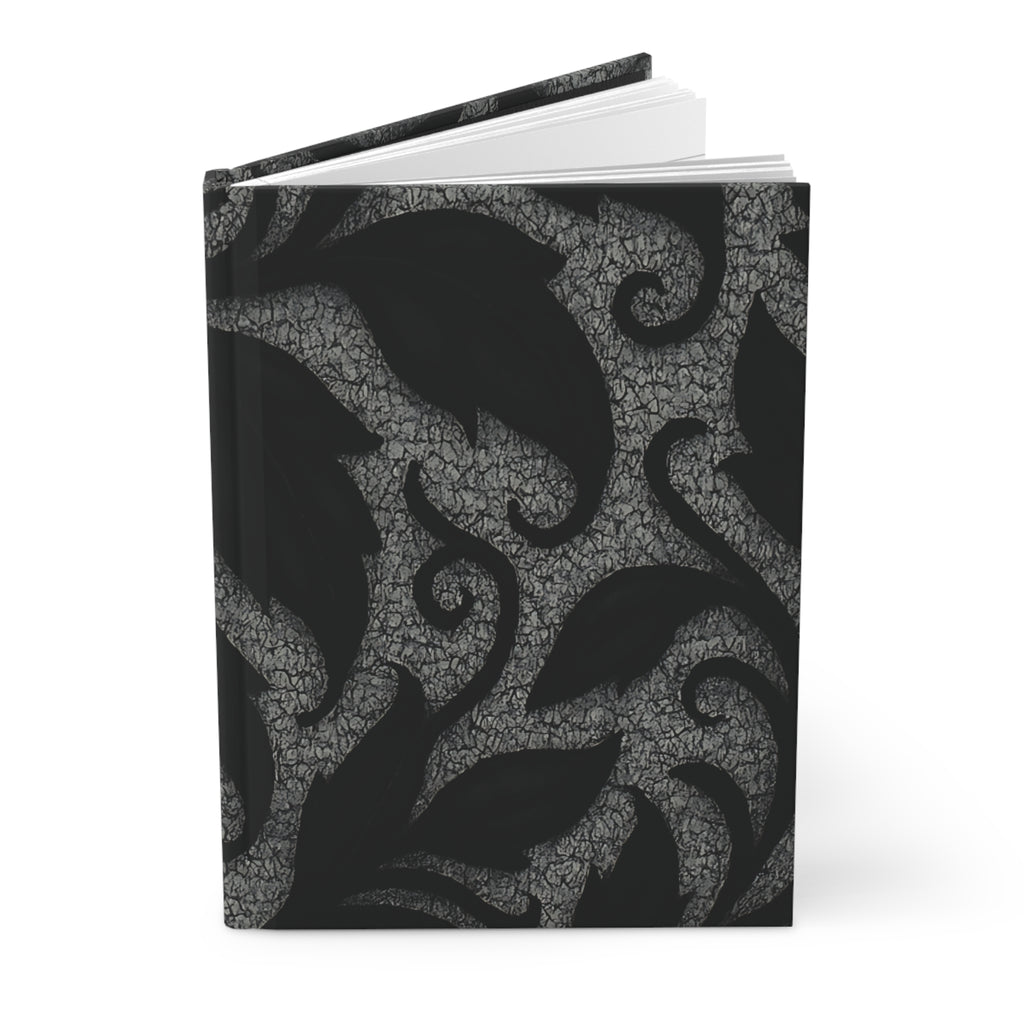 Notebook – Midnight Elegance Leaves