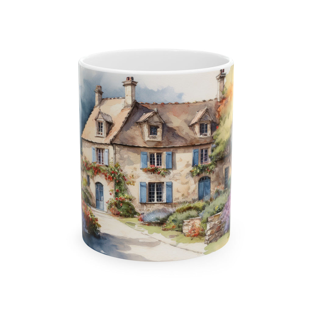 Ceramic Mug – France Countryside Cottage