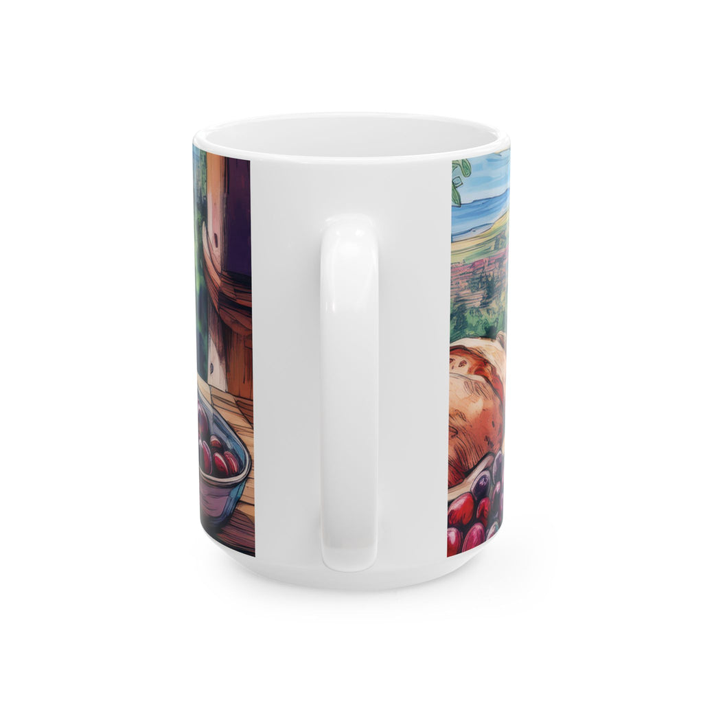 Ceramic Mug- Mediterranean Table