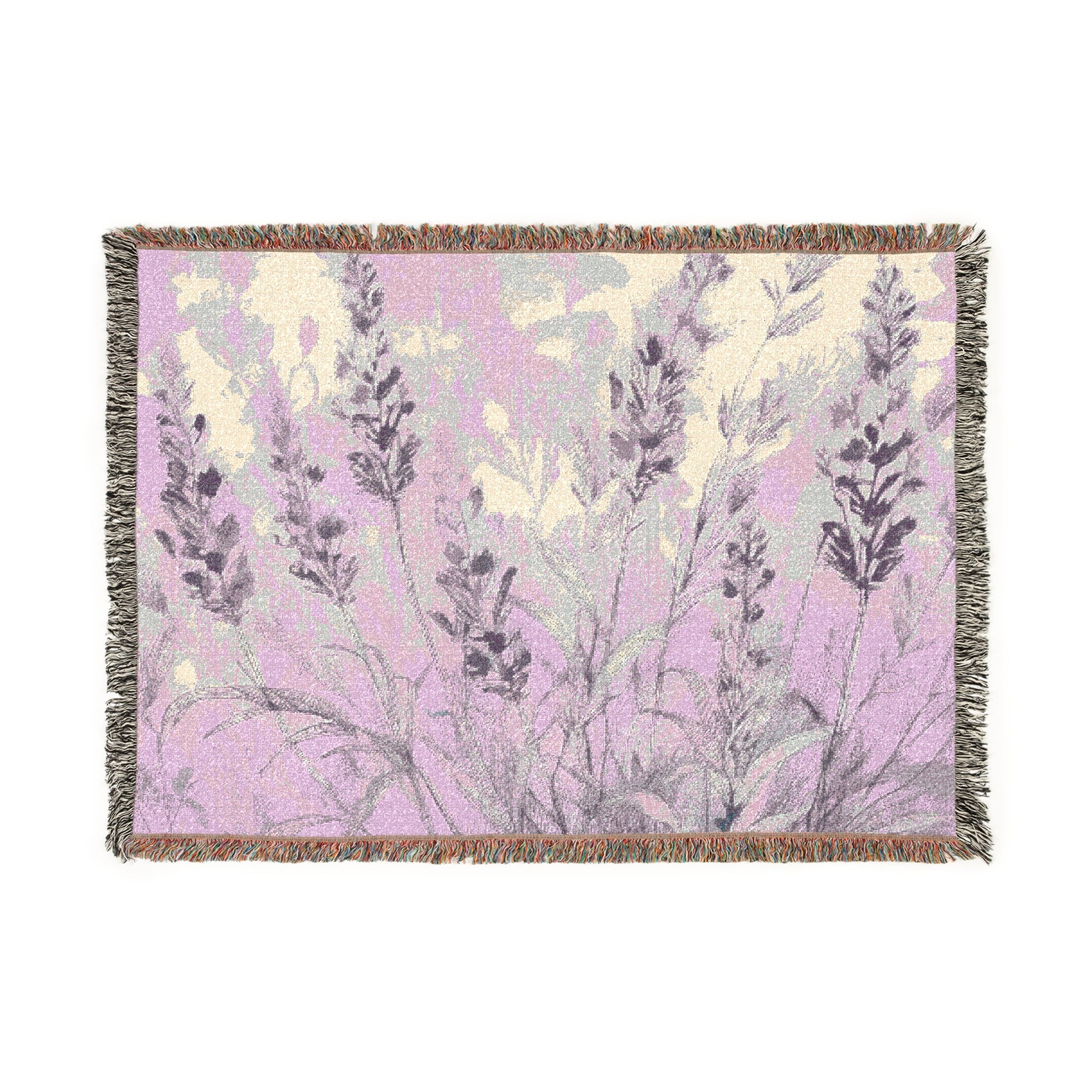 Woven Blanket – Lavender Field