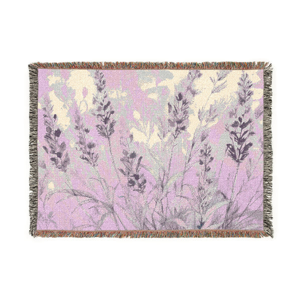 Woven Blanket – Lavender Field