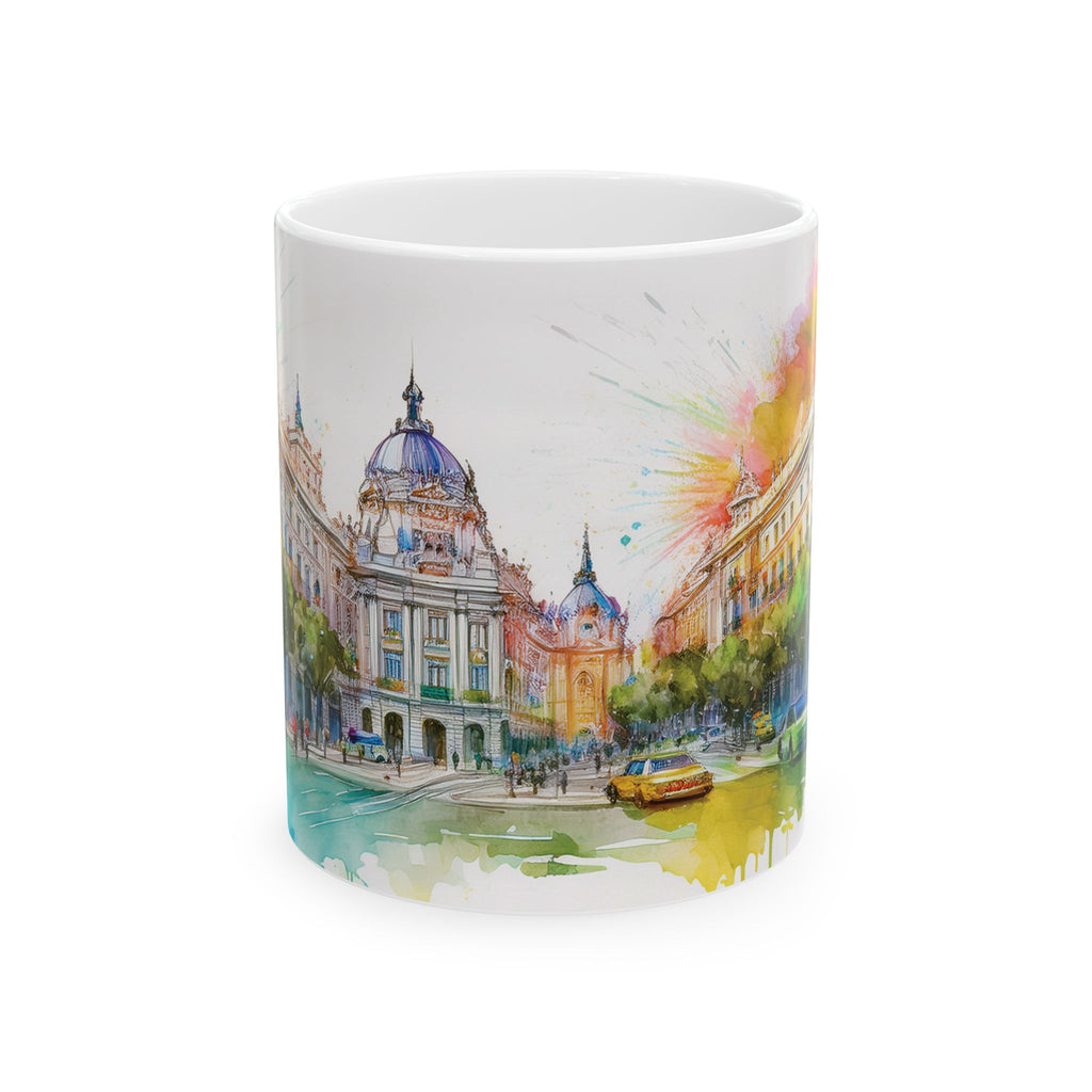 Ceramic Mug – Madrid Cityscape