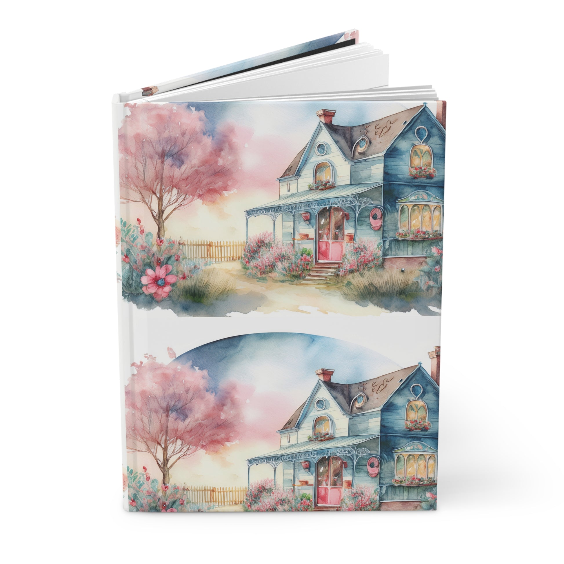 Notebook – Cottage & Pink Blossoms