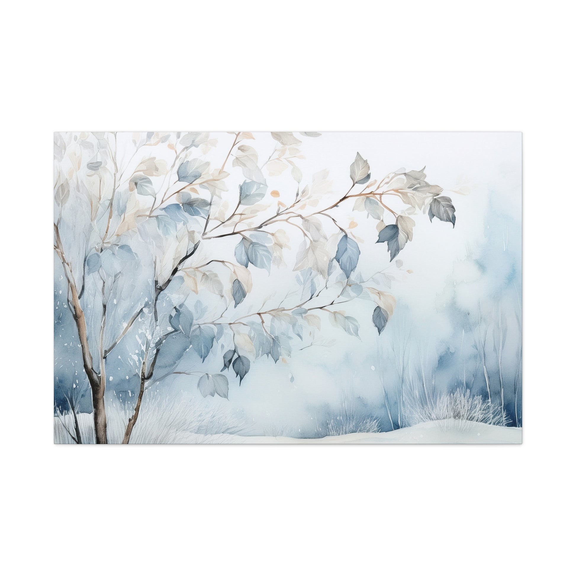 Canvas Wall Art – Nordic Winter Branches