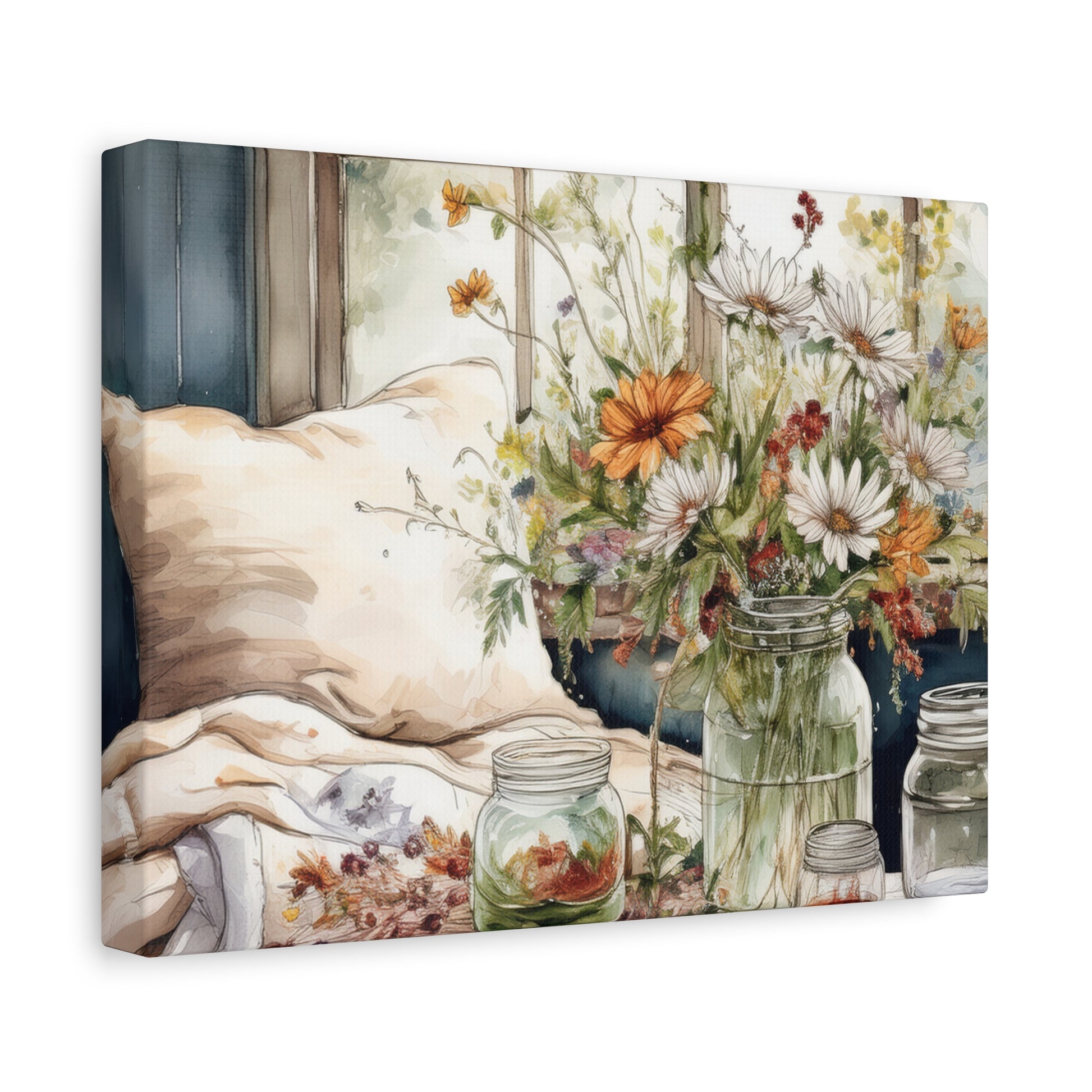 Canvas Wall Art - Cottage Afternoon