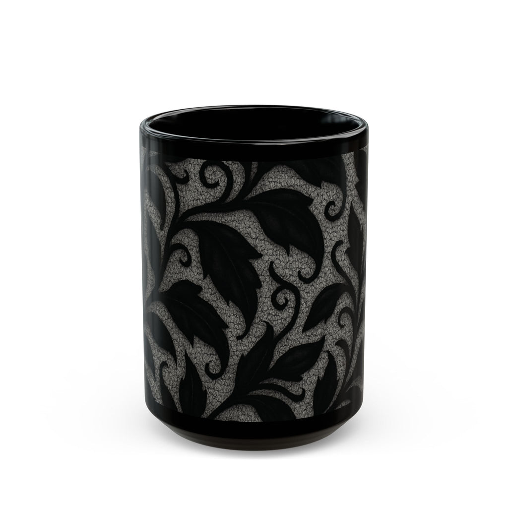 Mug  - Midnight Elegance Leaves