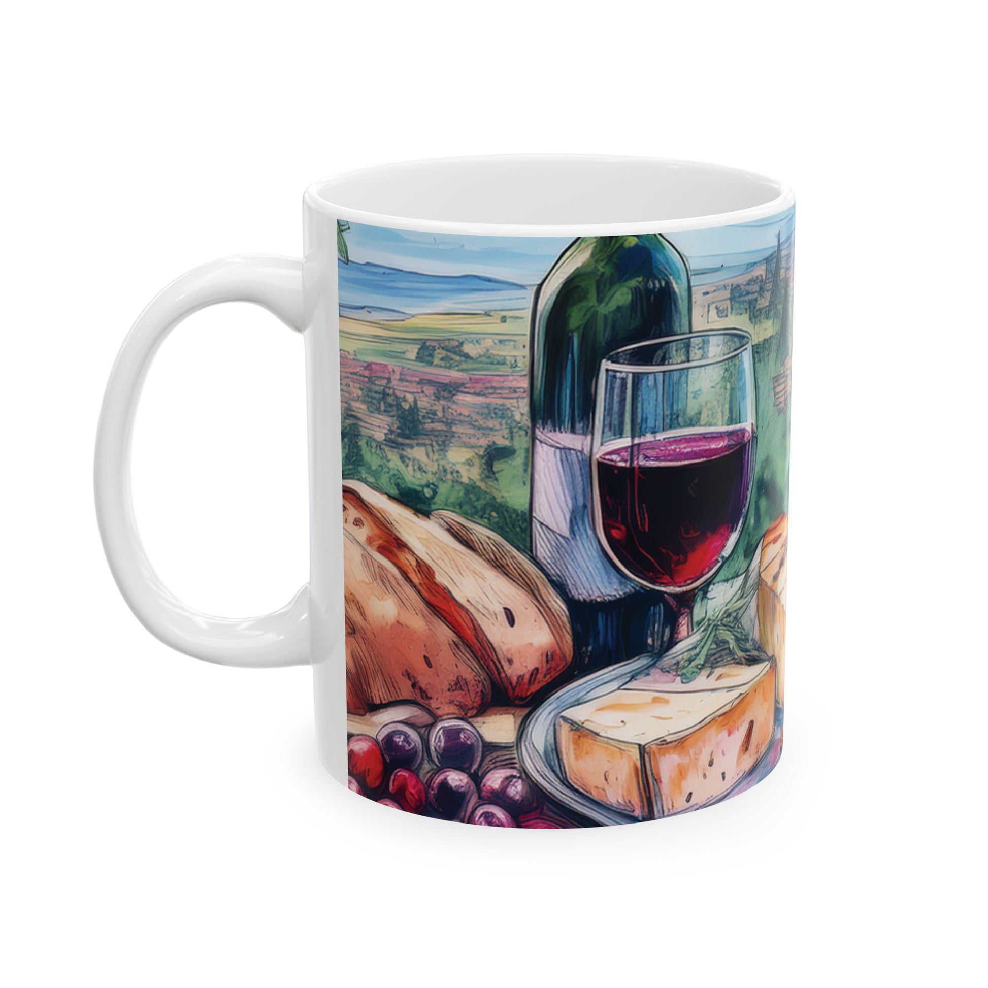 Ceramic Mug- Mediterranean Table