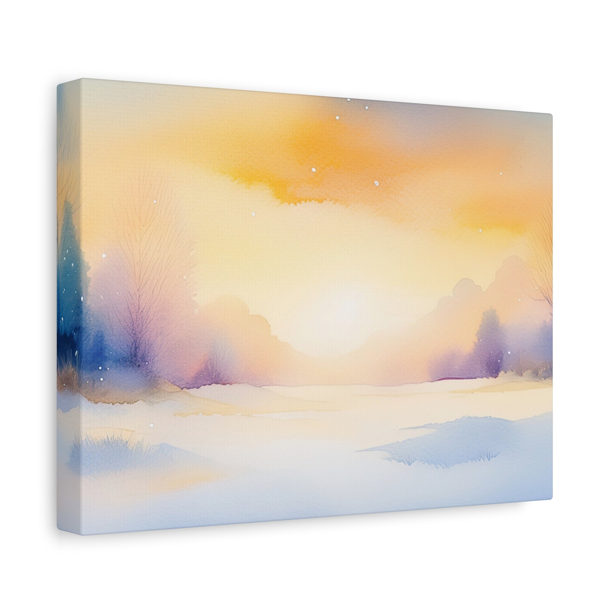 Canvas Wall Art – Winter Glow Beauty