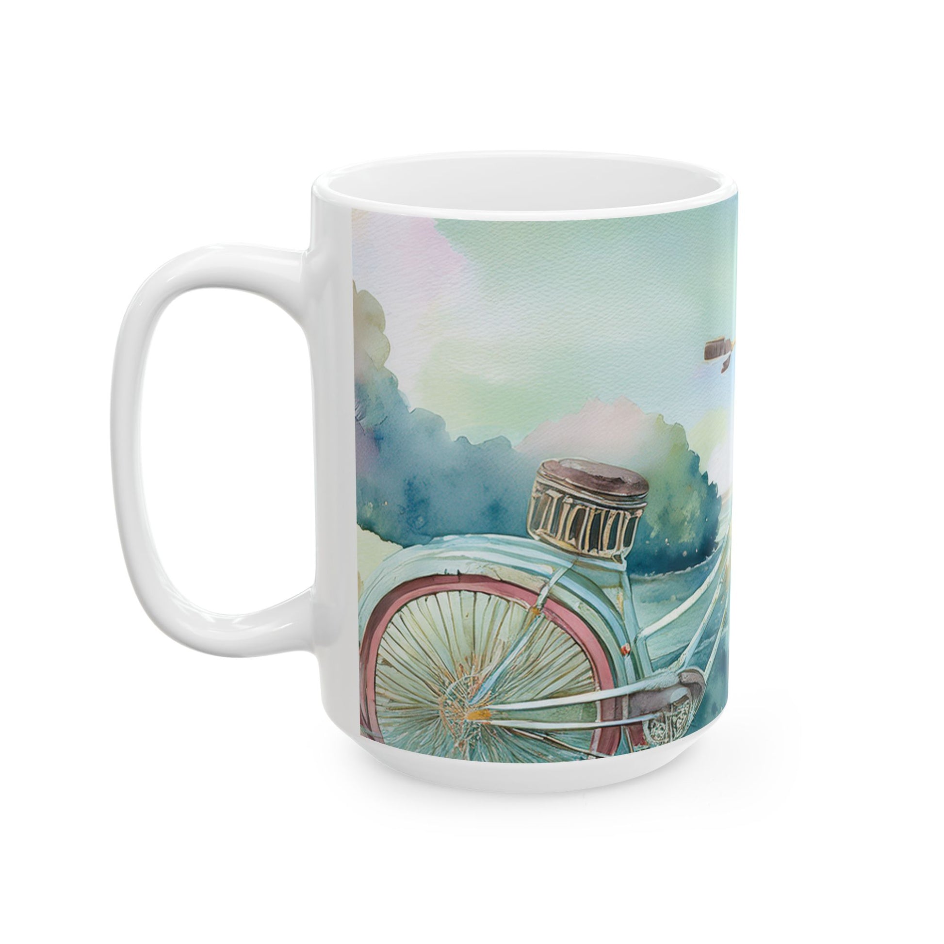 Ceramic Mug - Countryside & Bicycle