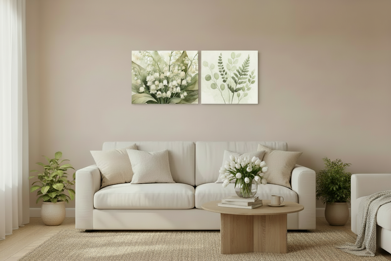 Canvas Wall Art – Lily of the Valley