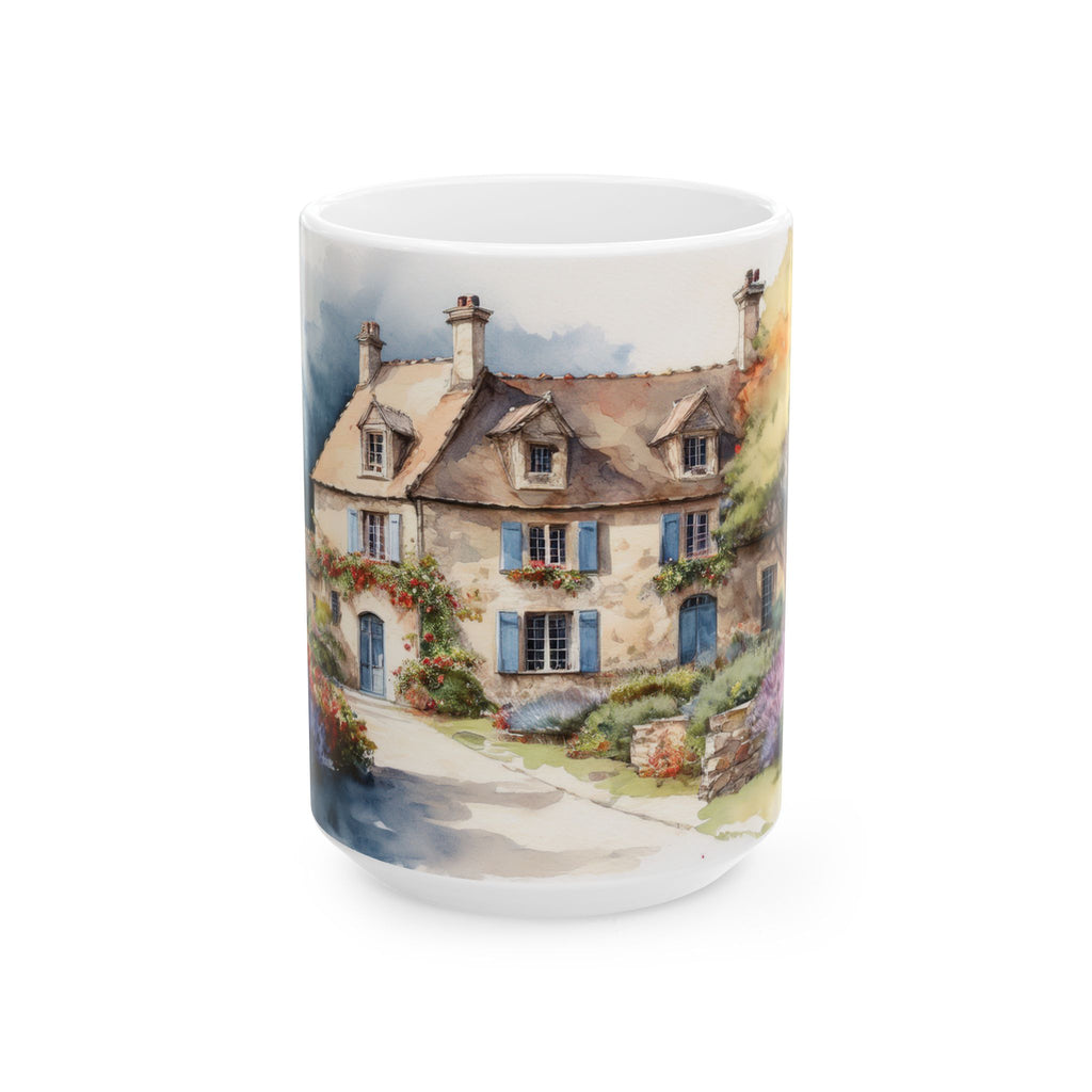 Ceramic Mug – France Countryside Cottage