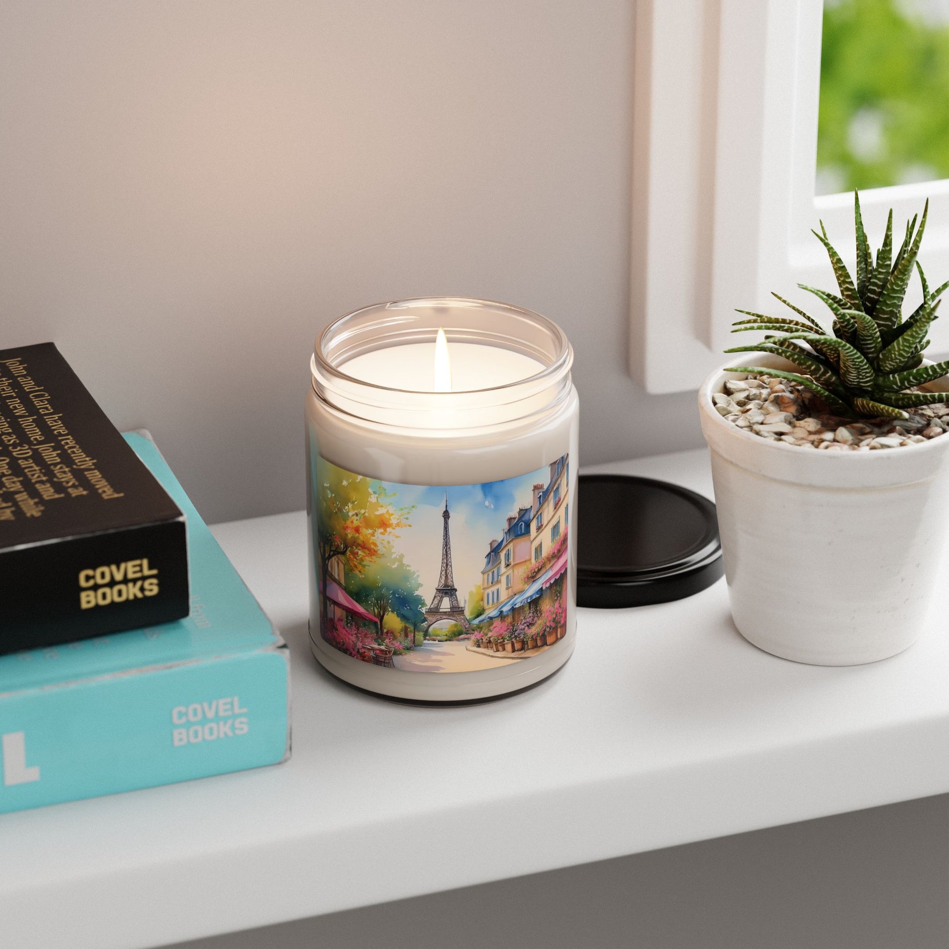 Scented Soy Candle - Eiffel Tower & Cafes