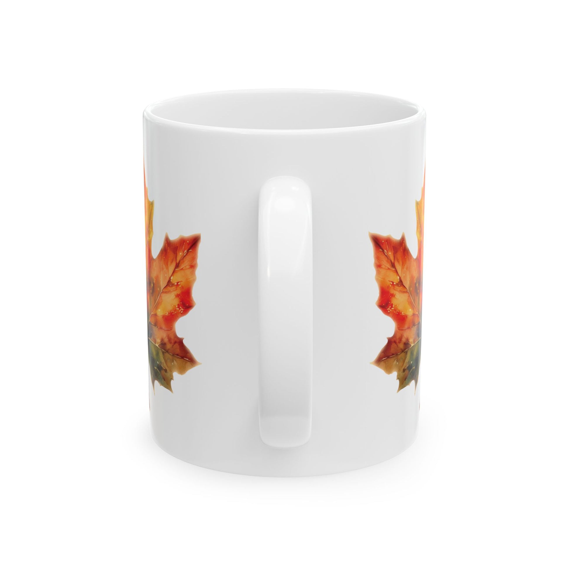 Ceramic Mug - Colorful Maple Leaf
