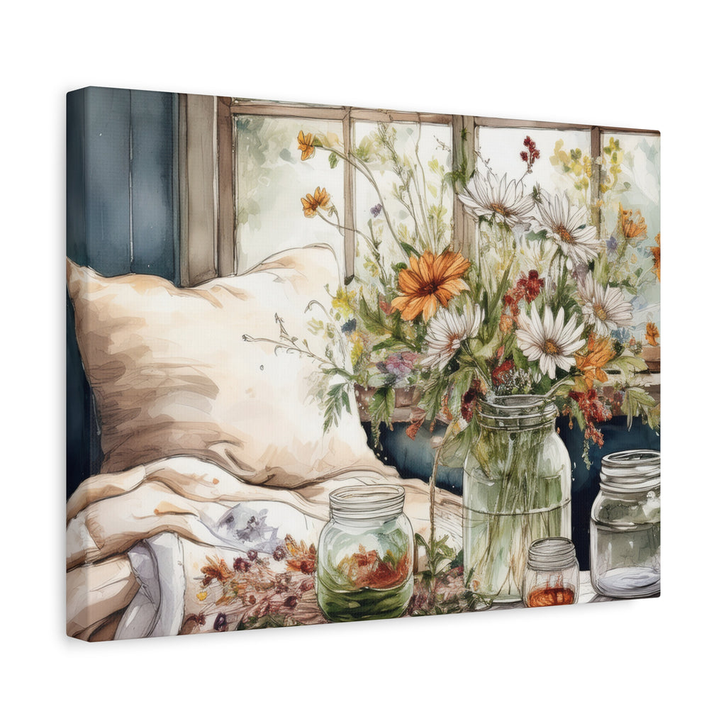 Canvas Wall Art - Cottage Afternoon
