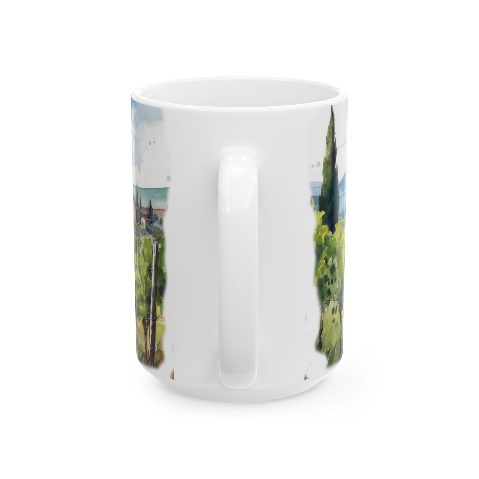 Ceramic Mug- Mediterranean Vineyard