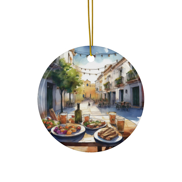 Ceramic Ornament – Mediterranean Street