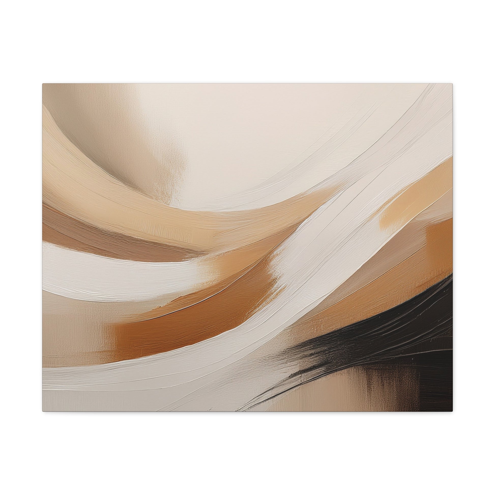 Canvas Wall Art – Serene Beige Motion