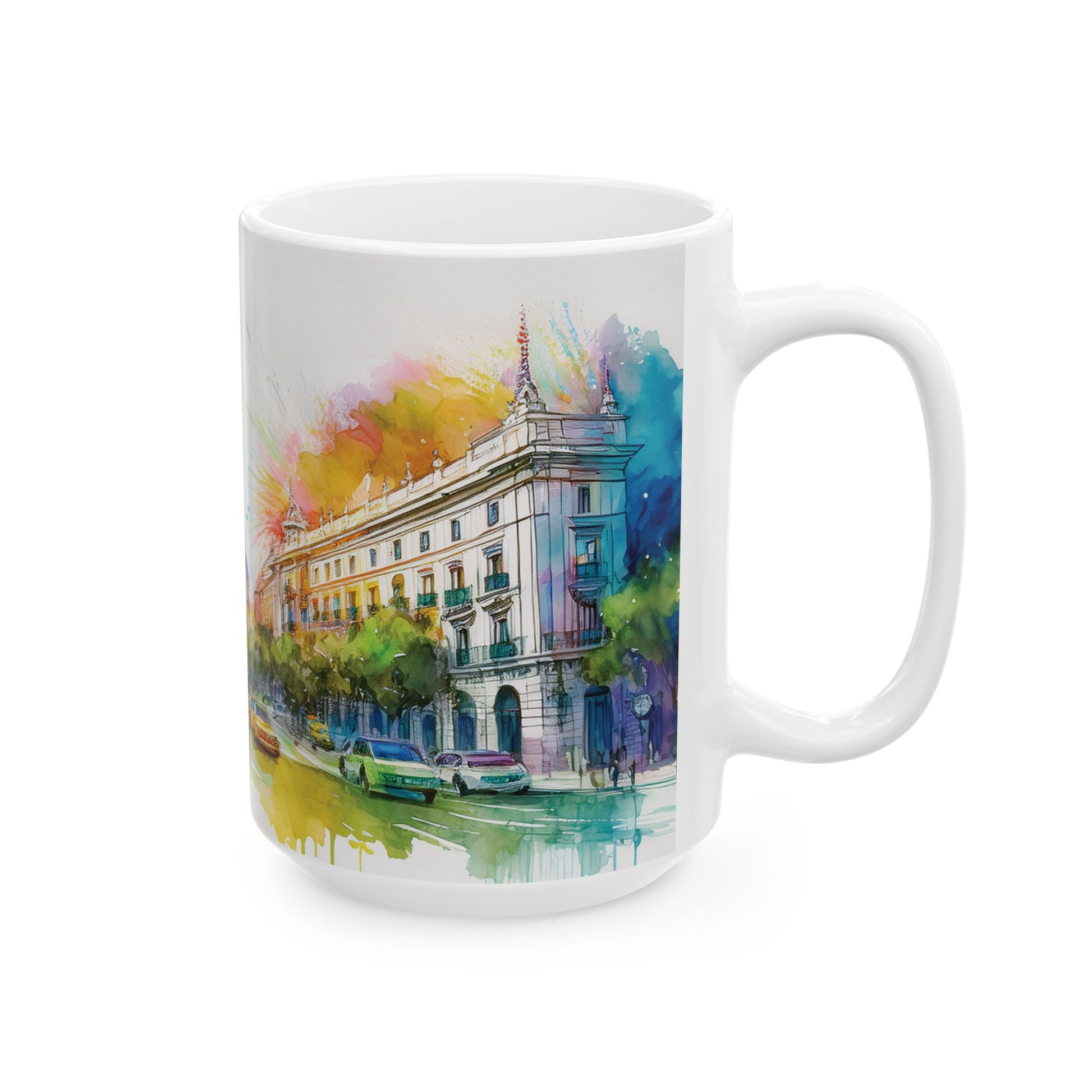 Ceramic Mug – Madrid Cityscape
