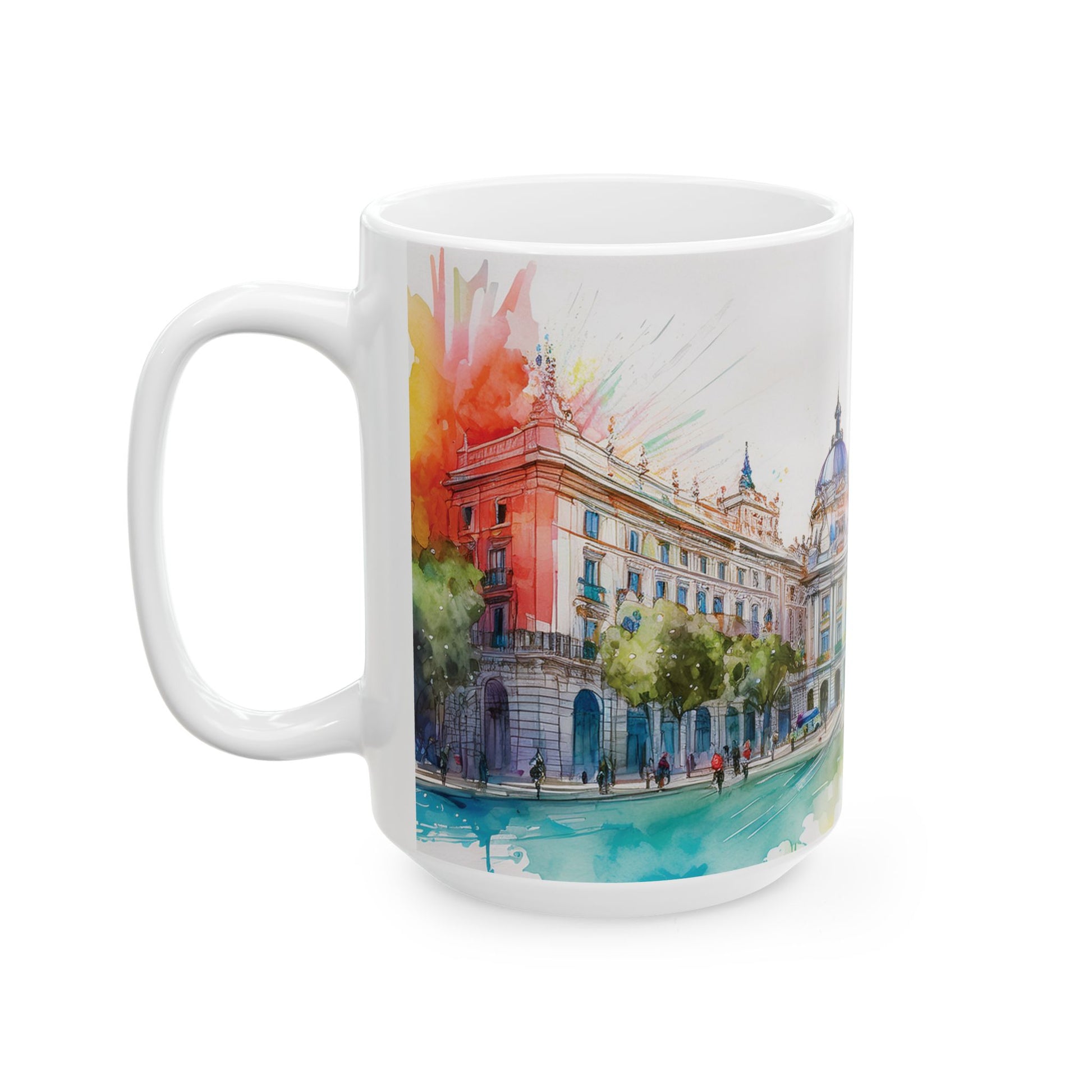 Ceramic Mug – Madrid Cityscape