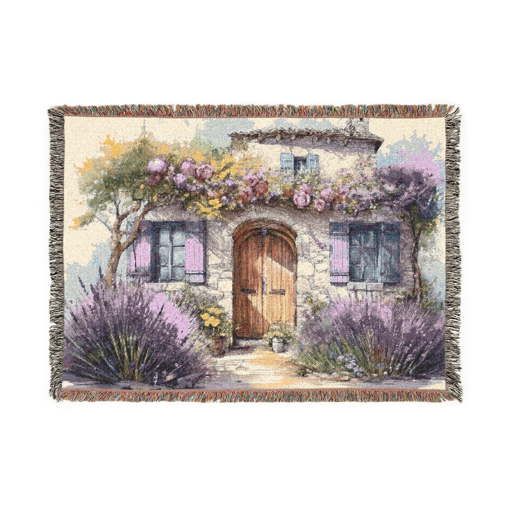 Woven Blanket - French Stone Cottage