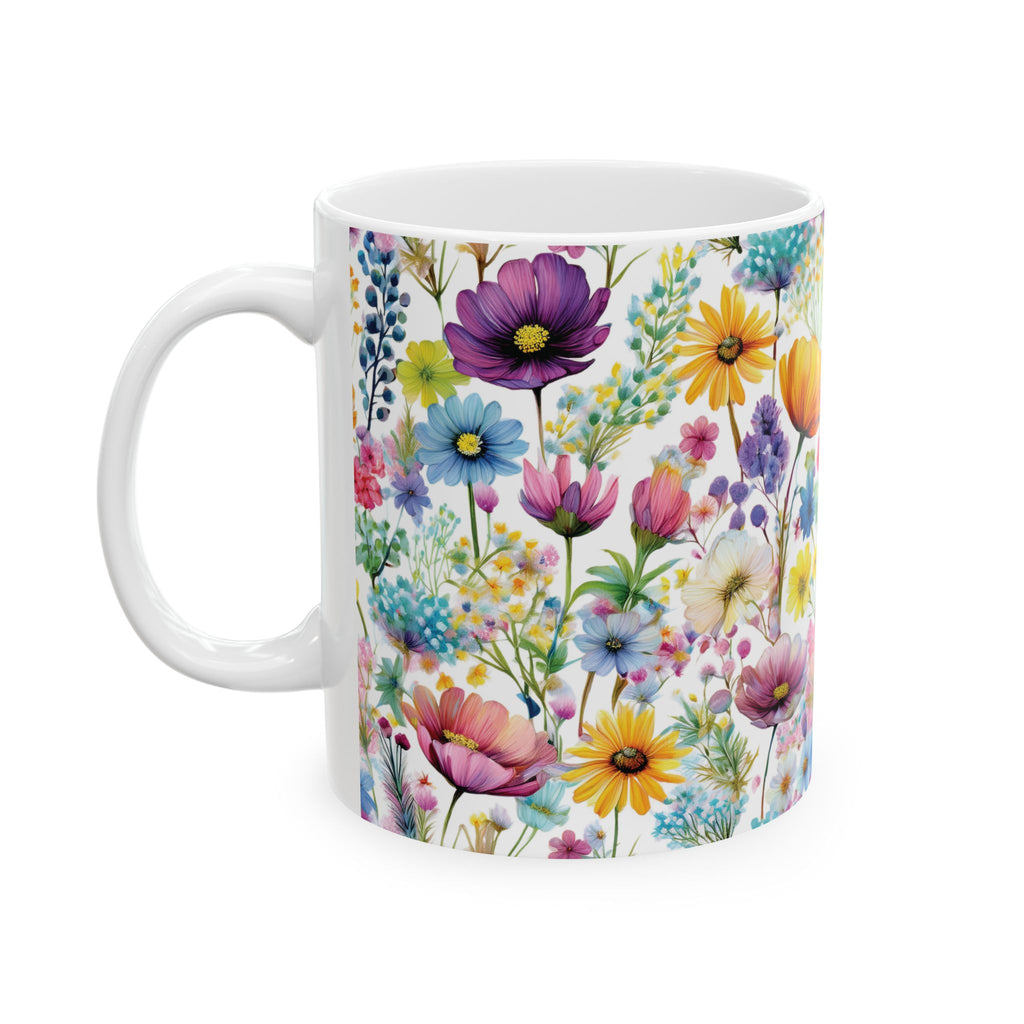 Ceramic Mug – Colorful Wildflowers