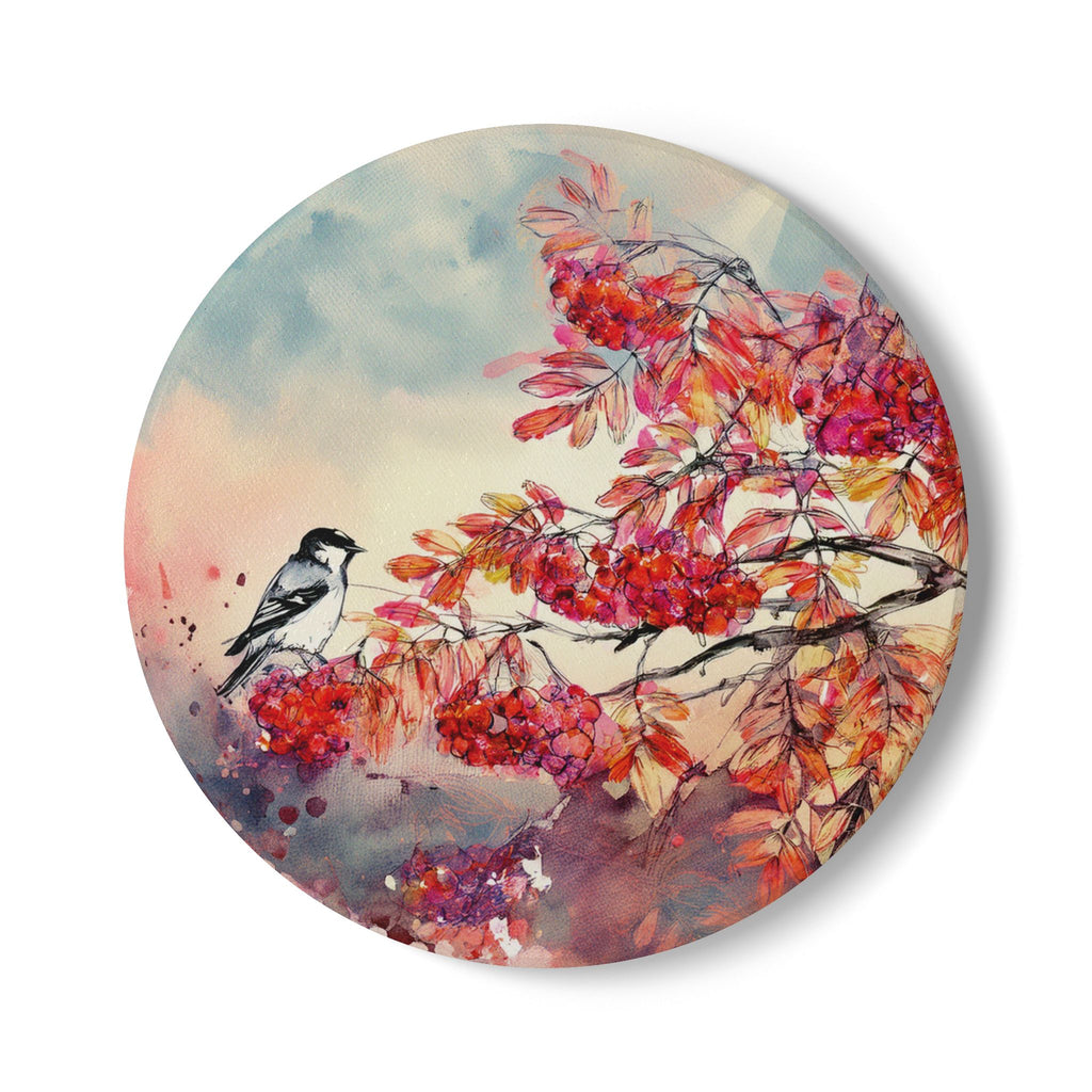 Ceramic coaster – Rowan Songbird by Kjuut Design