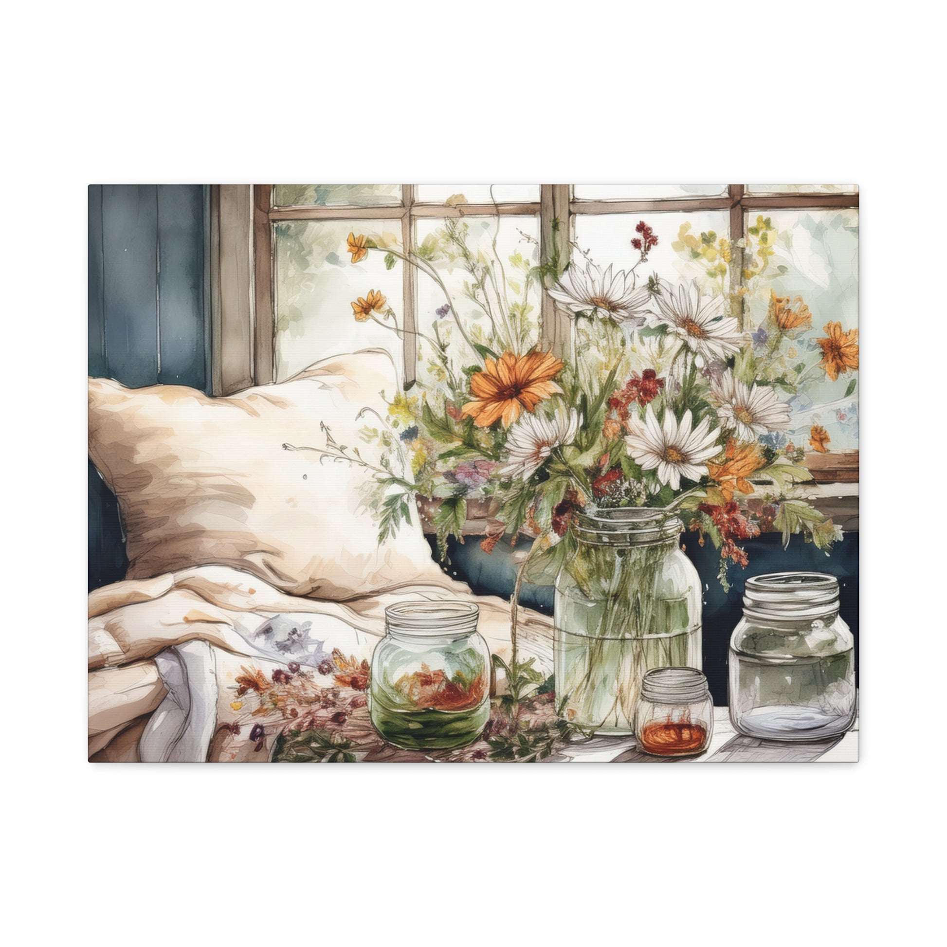 Canvas Wall Art - Cottage Afternoon