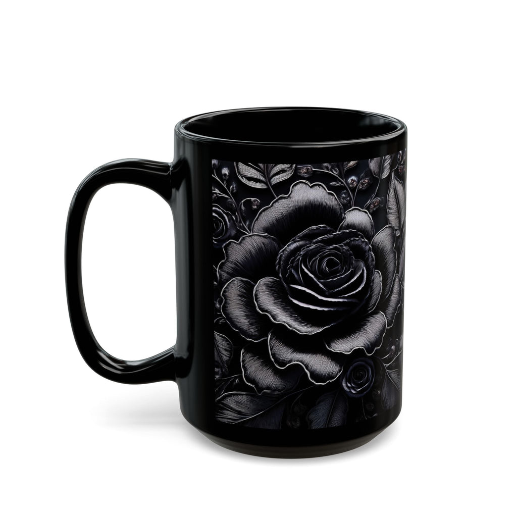 Mug - Midnight Elegance Rose